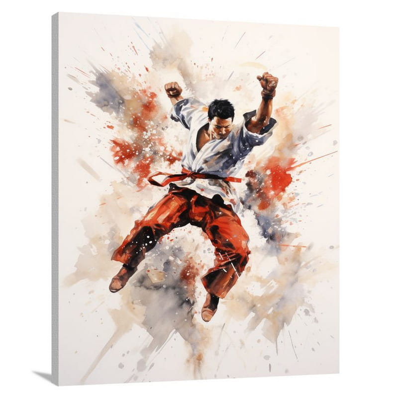 Martial Arts Elevation - Canvas Print