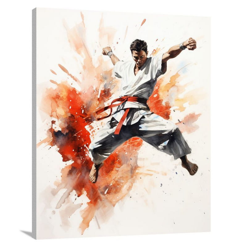 Martial Arts Triumph - Canvas Print