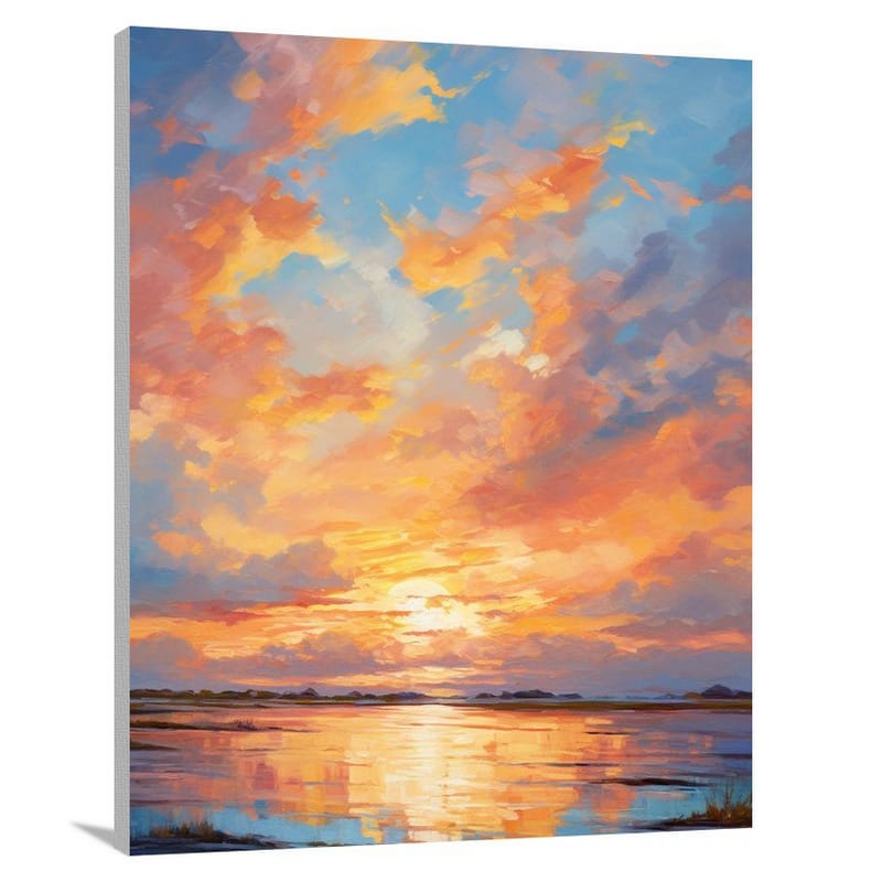 Maryland's Golden Horizon - Canvas Print