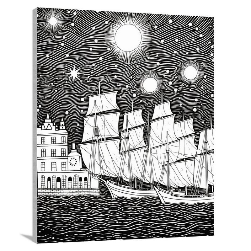 Maryland's Maritime Symphony - Canvas Print