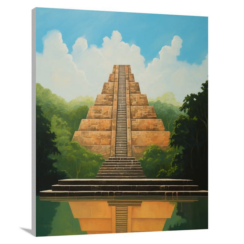 Mayan Serenity in Saint Lucia - Canvas Print