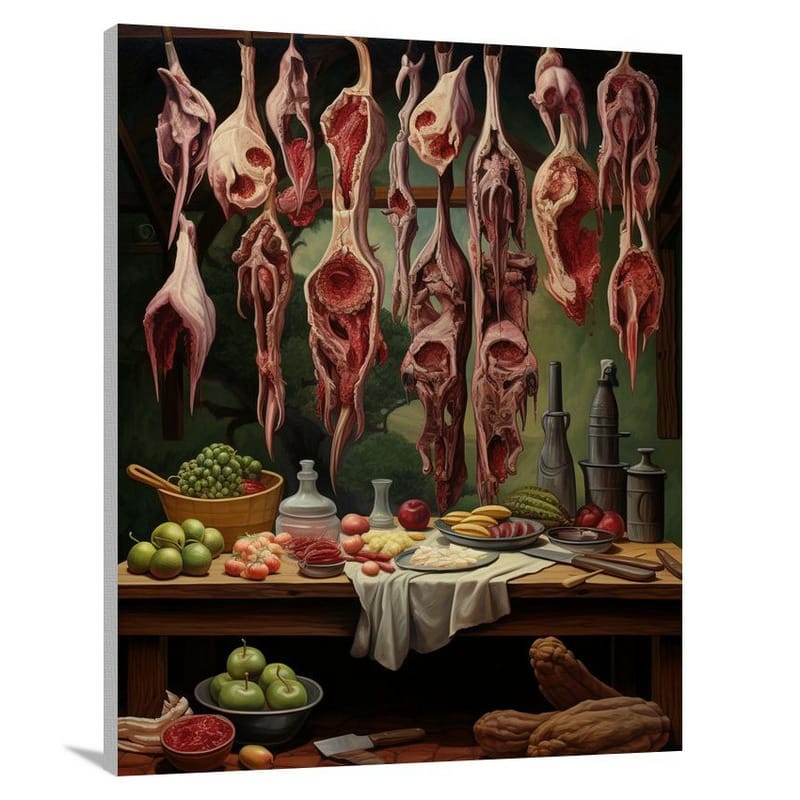Meat Symphony - Canvas Print