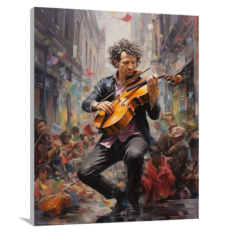 Melodic Professions: The Musician's Symphony - Canvas Print