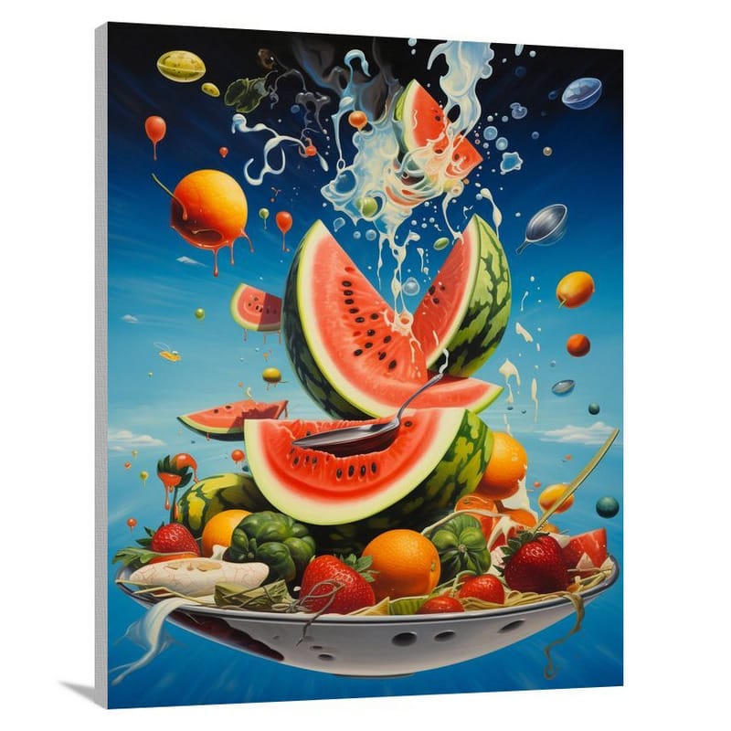Melon Delights - Pop Art - Canvas Print