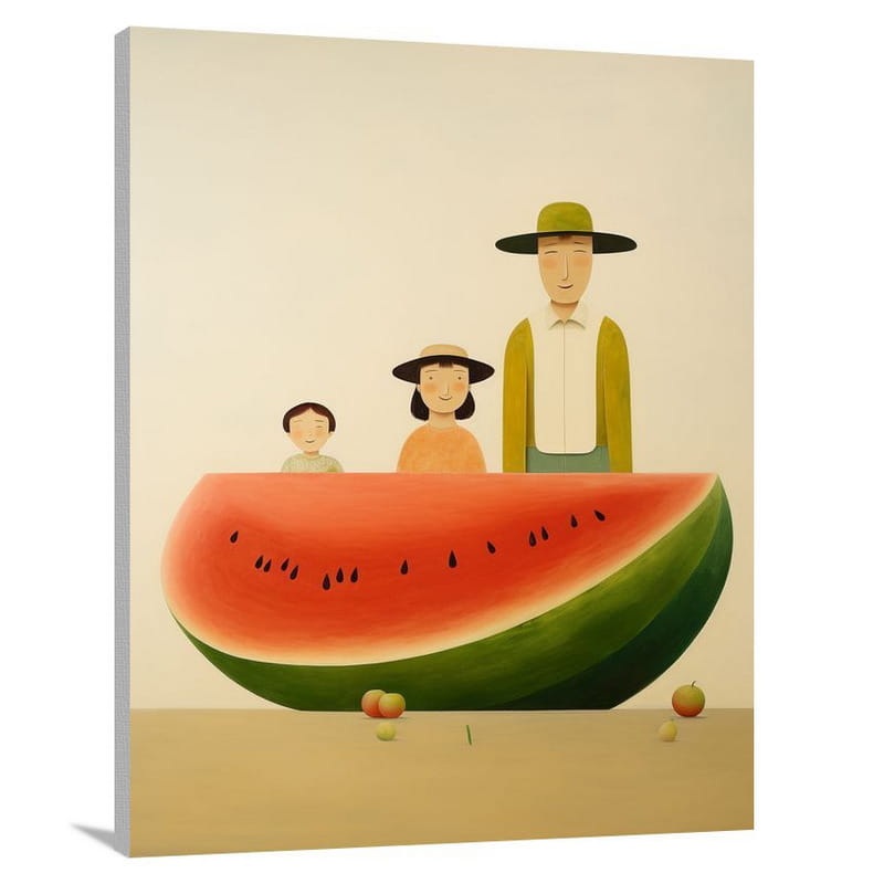 Melon Harmony - Canvas Print