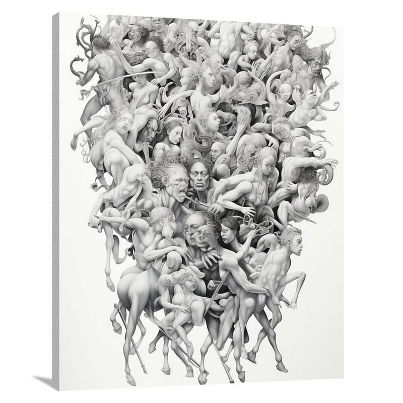 Metamorphosis: Mythological Figure - Canvas Print