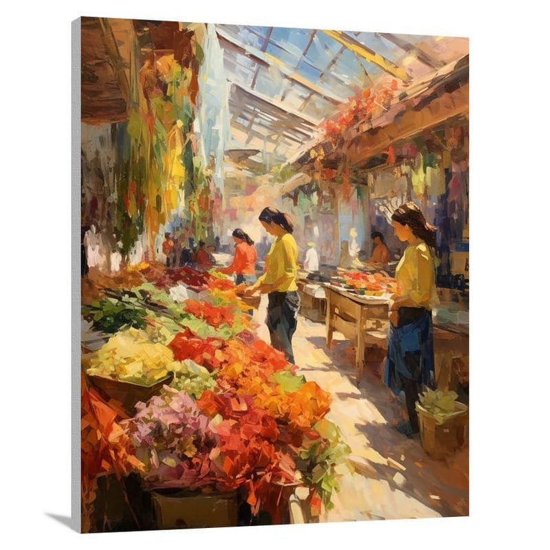 Mexican Market Delights - Canvas Print