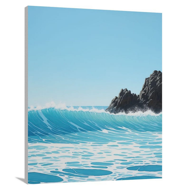 Mexico's Coastal Symphony - Canvas Print