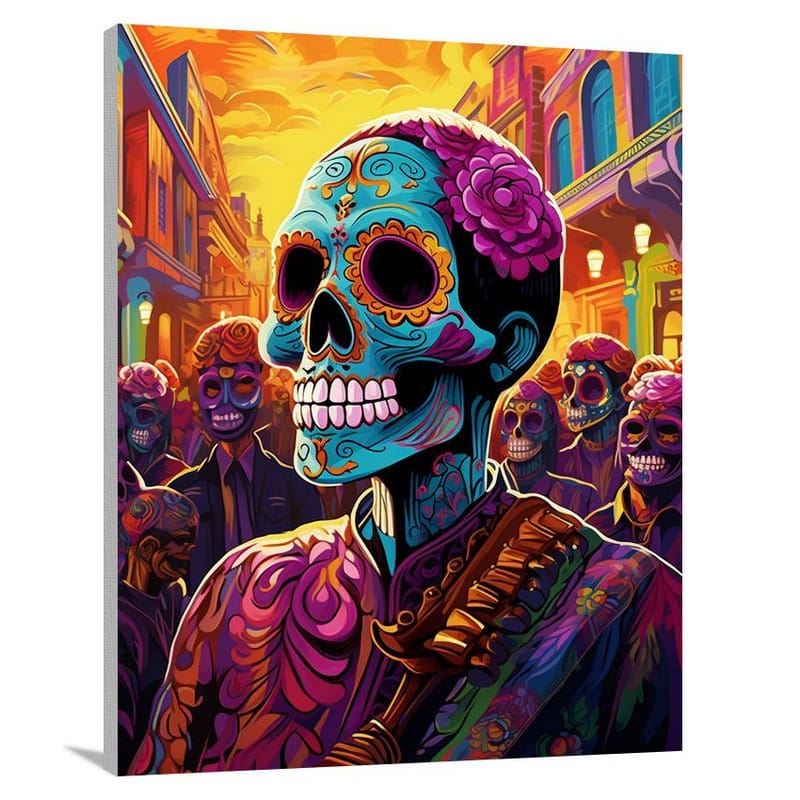 Mexico's Day of the Dead - Canvas Print