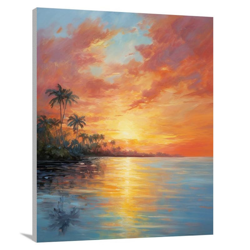 Micronesian Serenity - Impressionist - Canvas Print