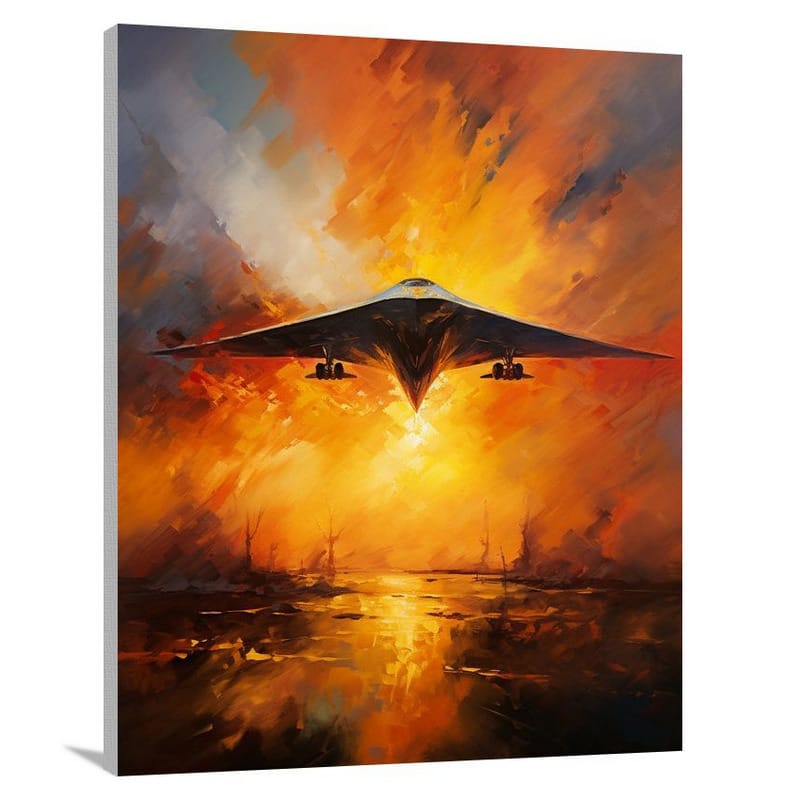 Mighty Wings: Military Aircraft - Canvas Print