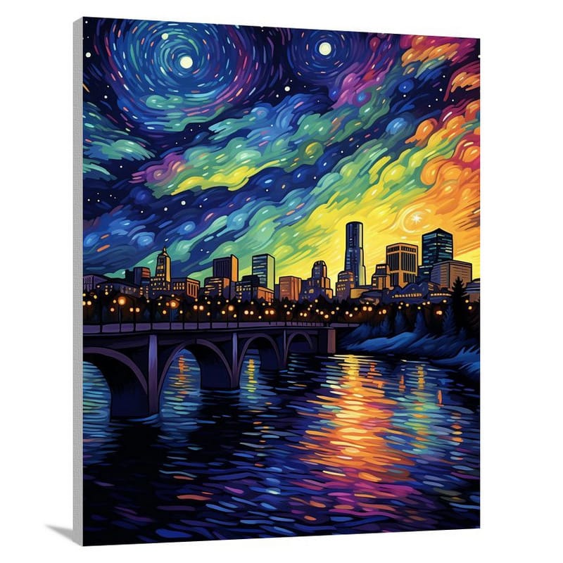 Minneapolis Nights - Canvas Print