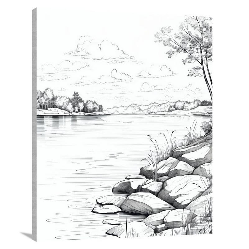 Minnesota's Serene Symphony - Canvas Print