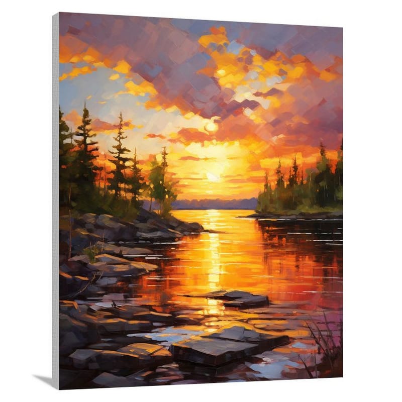 Minnesota Sunset - Canvas Print