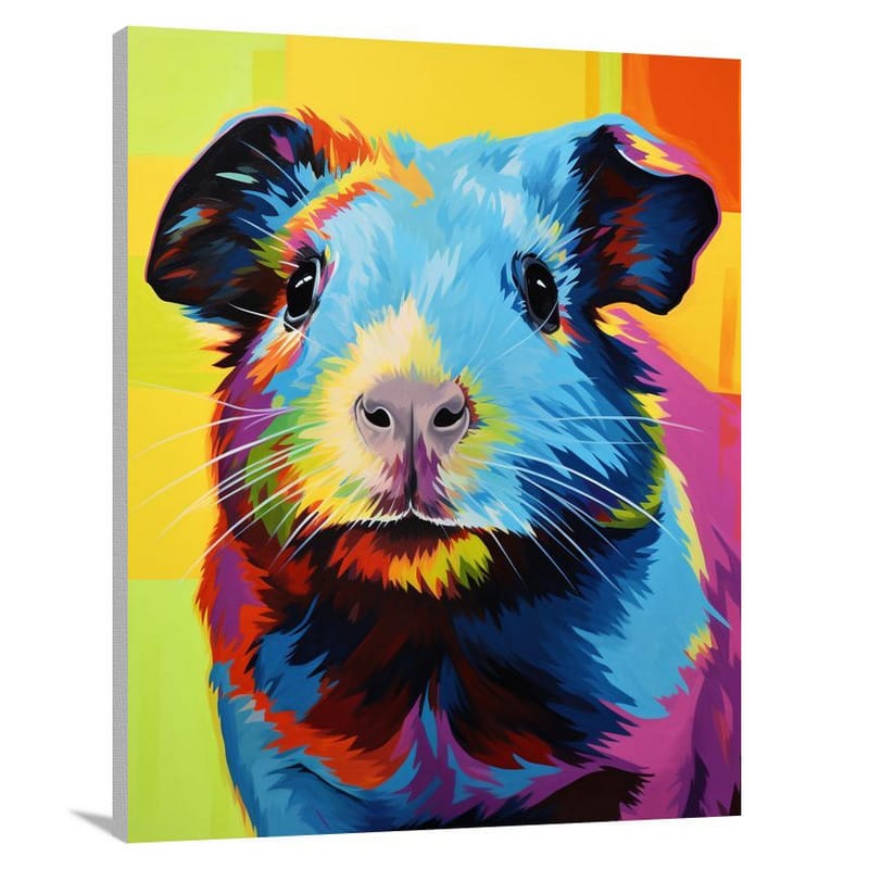 Mischievous Guinea Pig - Pop Art - Canvas Print