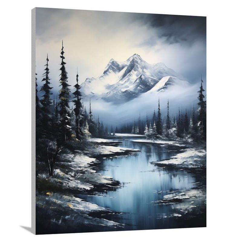 Misty Majesty: North America - Canvas Print