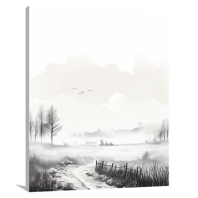 Misty Serenity - Canvas Print