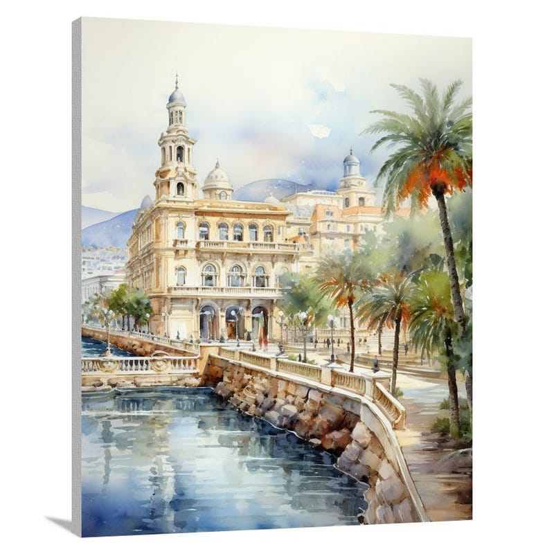 Monaco's Opulent Oasis - Canvas Print