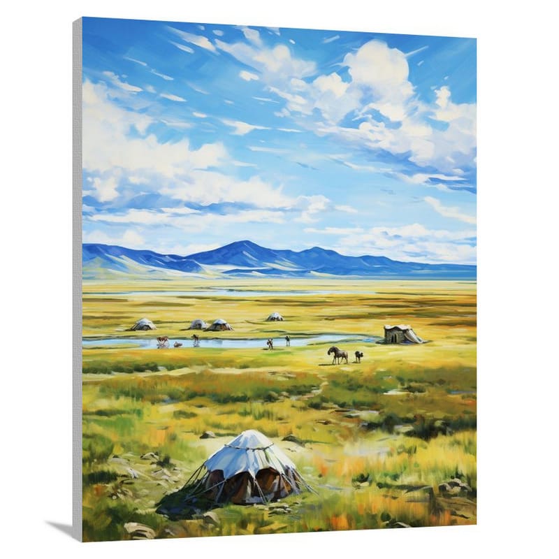 Mongolian Whispers - Canvas Print