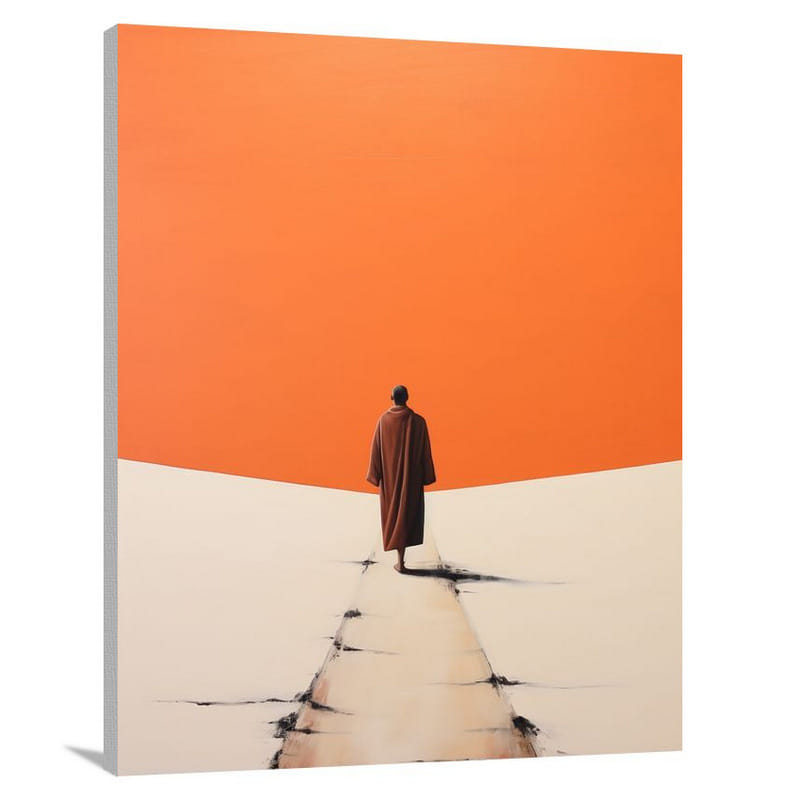 Monk's Journey - Canvas Print