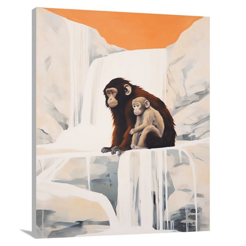 Monkey's Serenity - Canvas Print