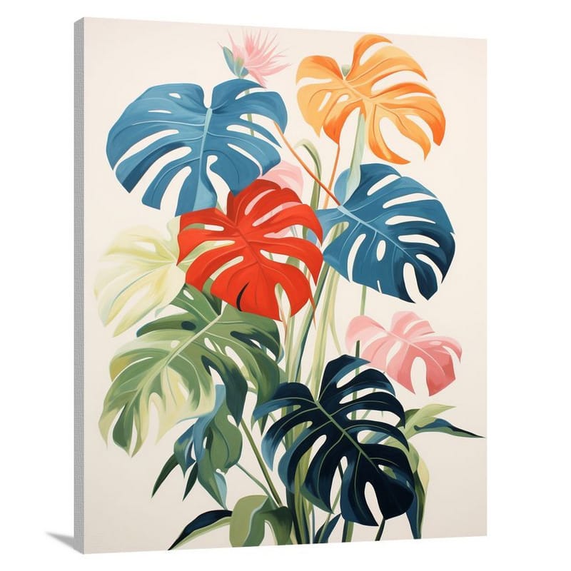 Monstera's Tapestry - Canvas Print