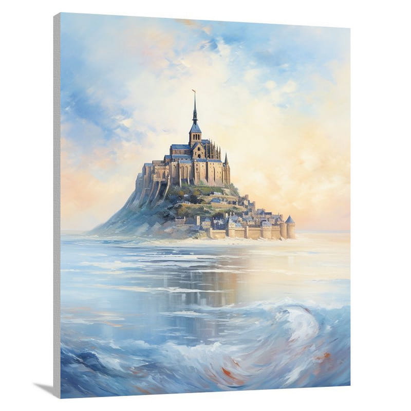 Mont Saint-Michel: Medieval Majesty - Canvas Print