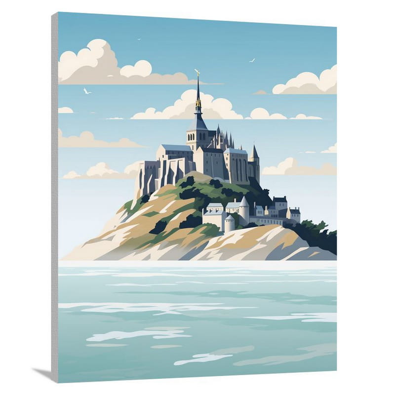 Mont Saint-Michel: Timeless Architecture - Canvas Print