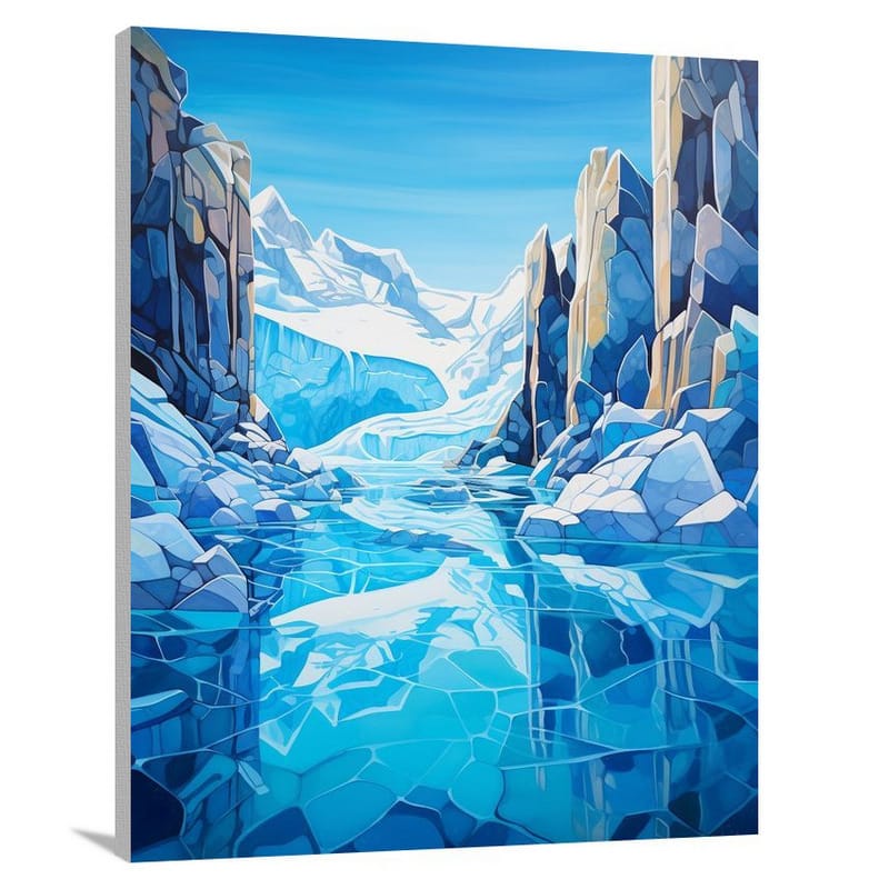 Montana's Eternal Glacier - Canvas Print