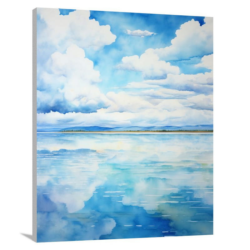 Montana's Serene Solitude - Canvas Print