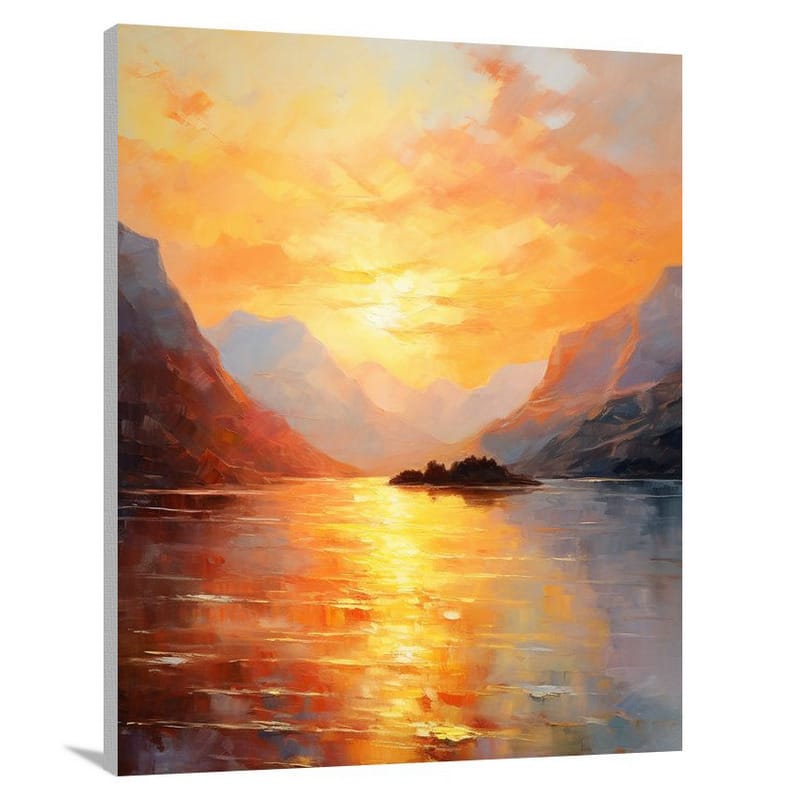 Montenegro's Fiery Majesty - Canvas Print