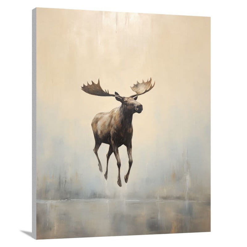 Moose's Wild Symphony - Canvas Print