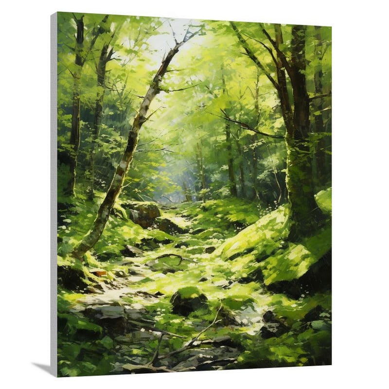 Mossy Serenity - Impressionist - Canvas Print