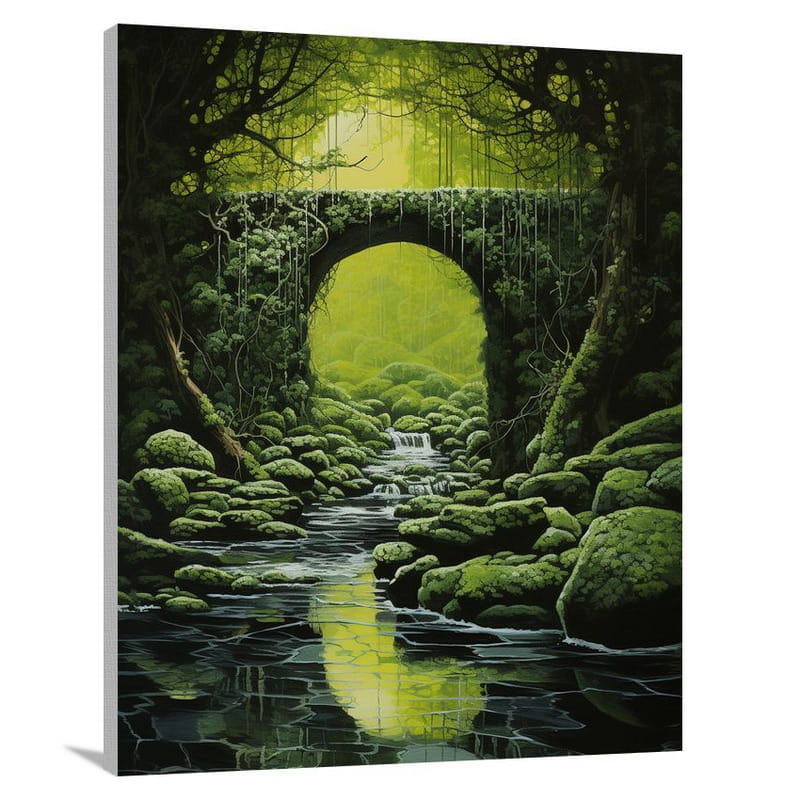 Mossy Serenity - Pop Art 2 - Canvas Print