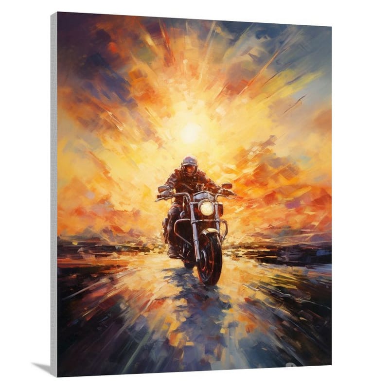 Motorcycle Symphony - Canvas Print