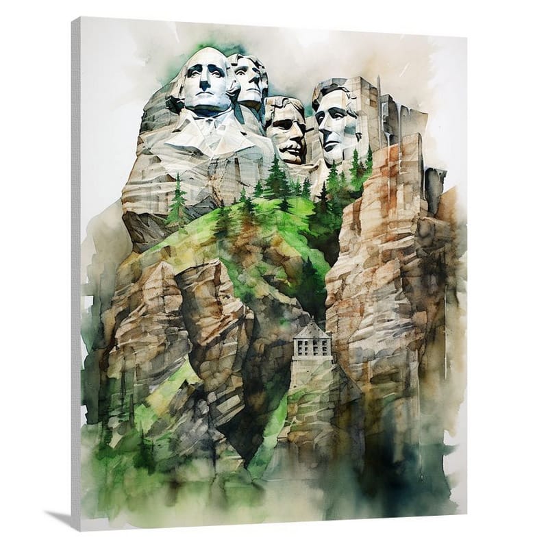 Mount Rushmore: Monumental Tribute - Canvas Print