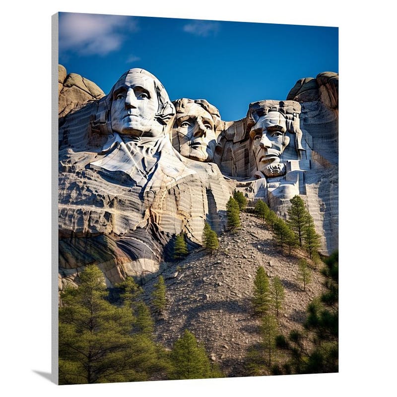 Mount Rushmore Reflections - Canvas Print