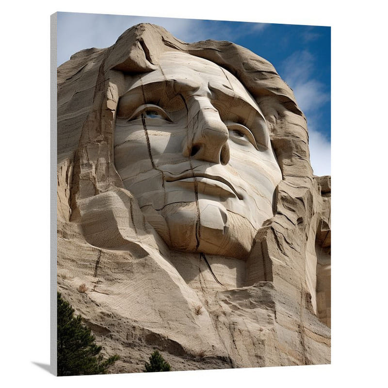 Mount Rushmore: Stoic Marvel - Canvas Print