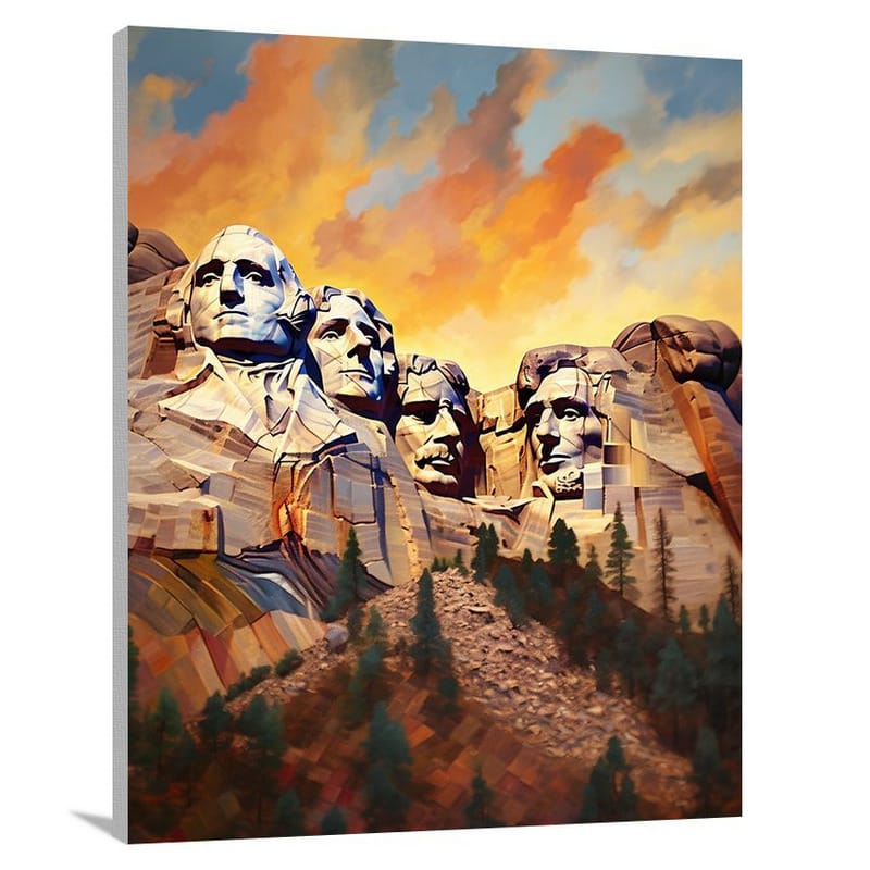 Mount Rushmore Symphony - Canvas Print