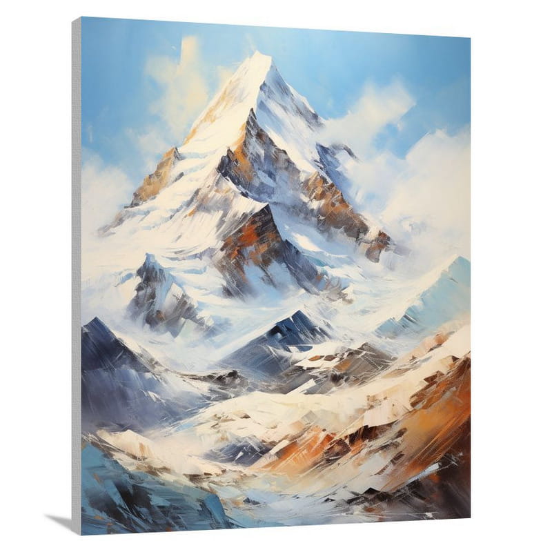 Mountain Majesty - Impressionist 2 - Canvas Print