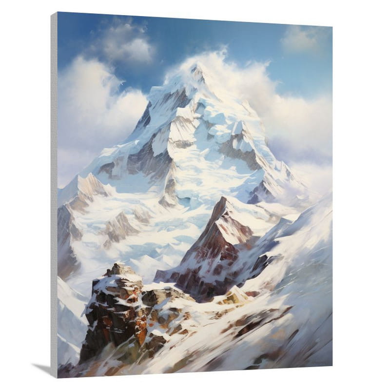 Mountain Majesty - Impressionist - Canvas Print