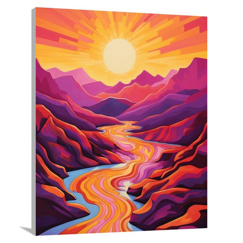 Mountain Majesty - Pop Art 2 - Canvas Print