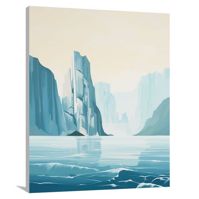 Mountain - Minimalist - Minimalist - Canvas Print