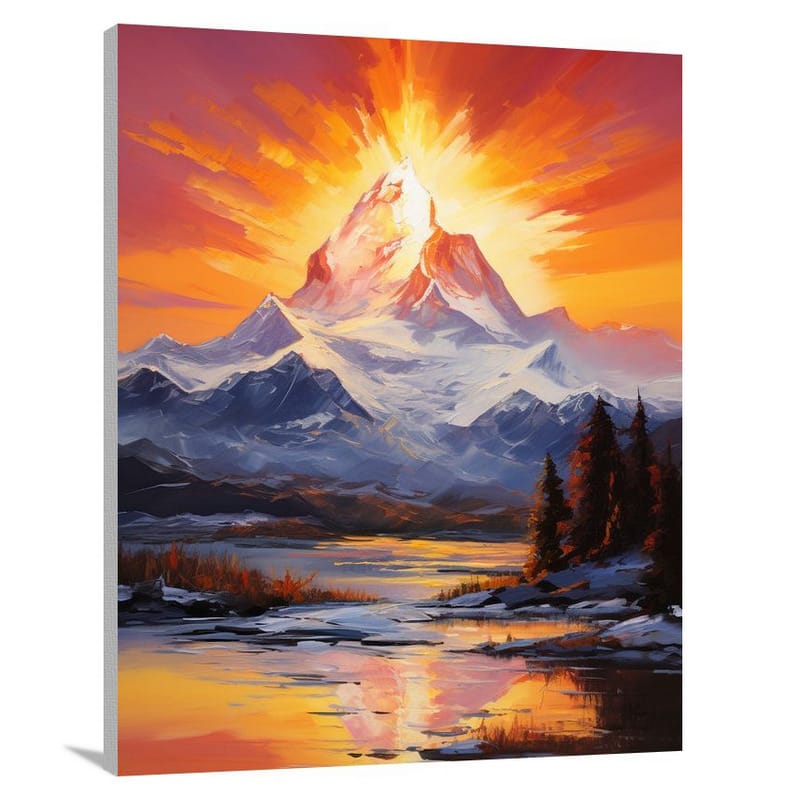 Mountain Sunrise - Canvas Print