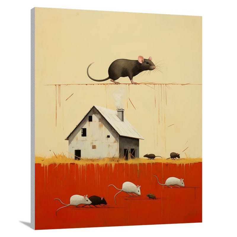 Mouse's Game - Canvas Print