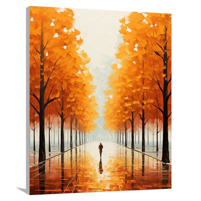 Munich's Autumn Stroll - Canvas Print