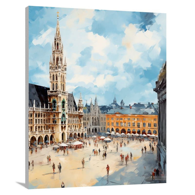 Munich's Majestic Charm: - Canvas Print