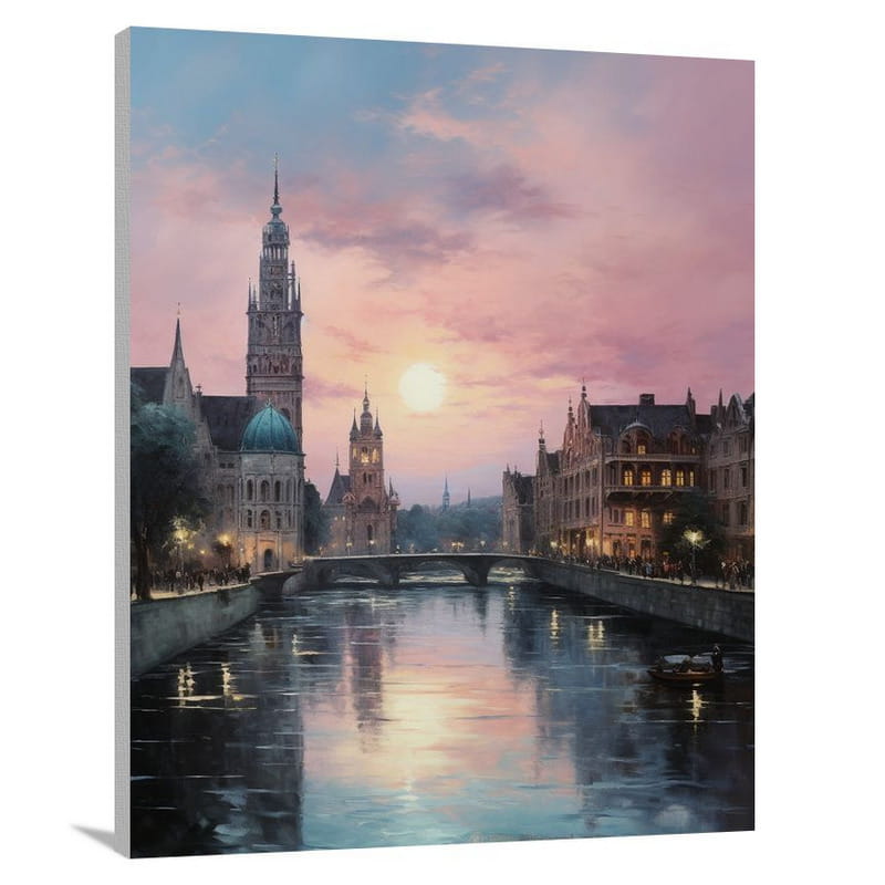 Munich Twilight - Canvas Print