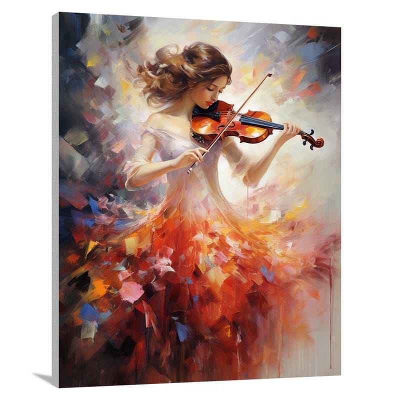 Music Note Melodies - Impressionist - Canvas Print