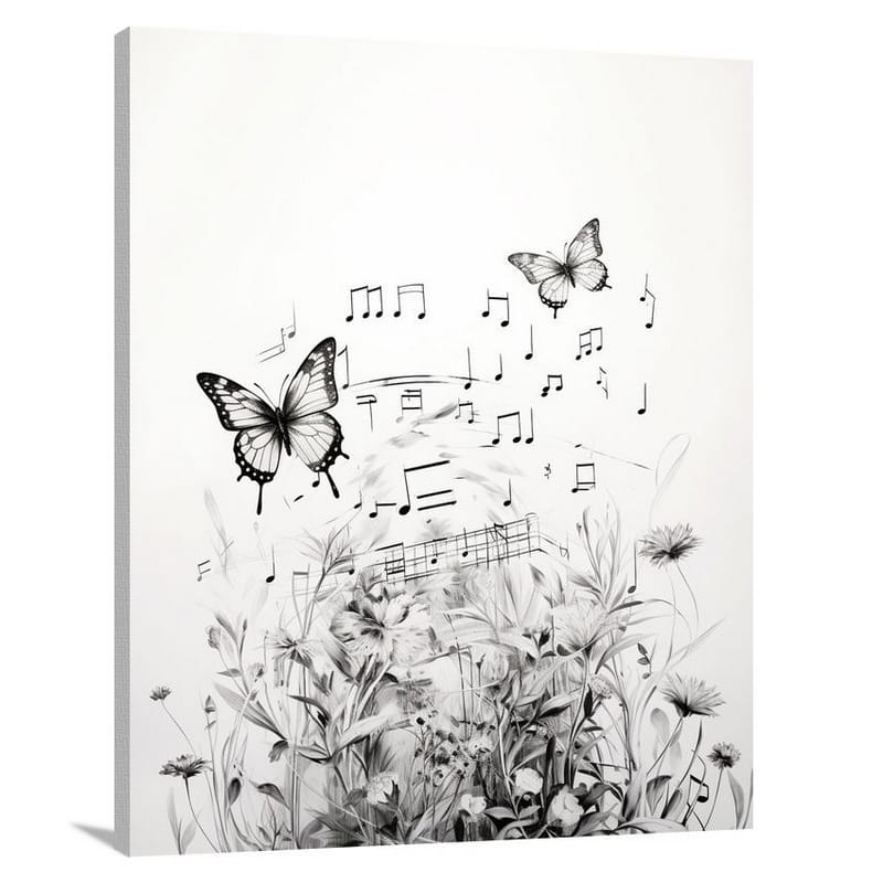 Music Note's Melody - Canvas Print